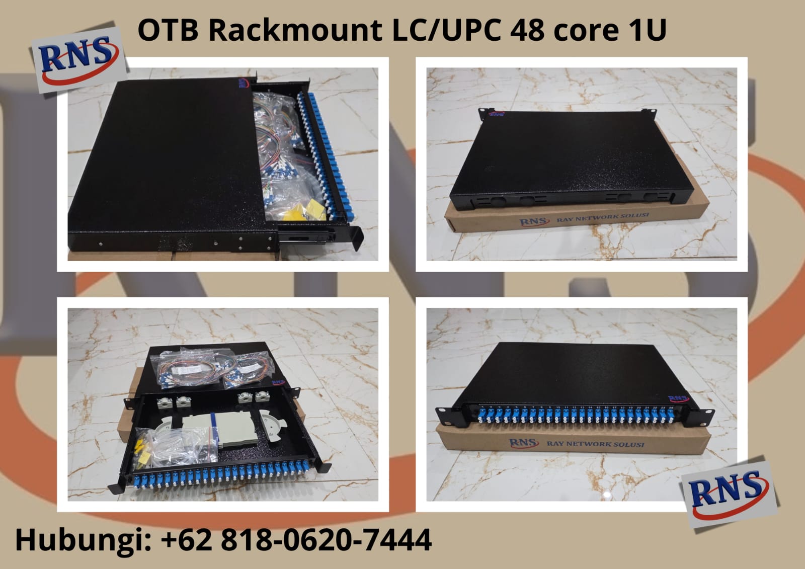 OTB Rackmount LC/UPC 48 core 1U-image