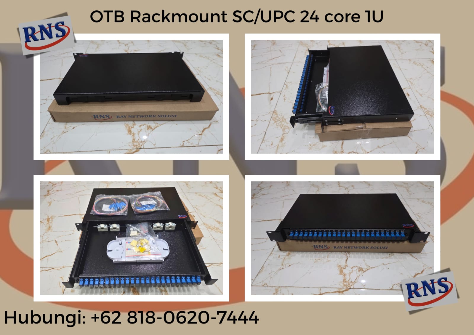 OTB Rackmount SC/UPC 24 core 1U-image